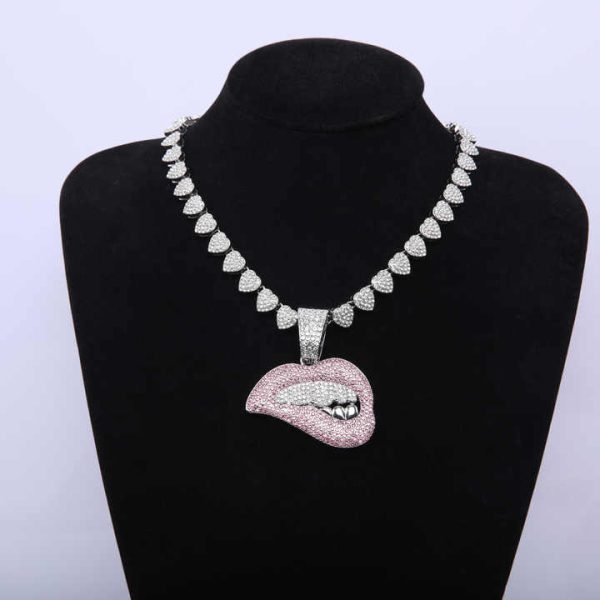 New Arrival Hip Hop Style Fashion Jewelry Unisex ZInc Alloy Chain Rhinestones Cuban Chain