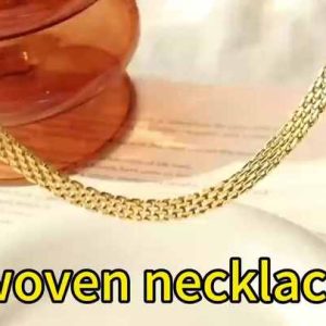 Hypoallergenic Stainless Steel 18K Gold Plated Chain Necklace Minimalist Trendy Unisex Jewelry Gift