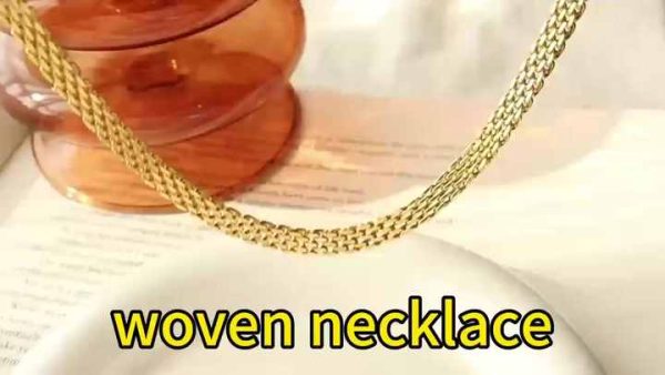 Hypoallergenic Stainless Steel 18K Gold Plated Chain Necklace Minimalist Trendy Unisex Jewelry Gift