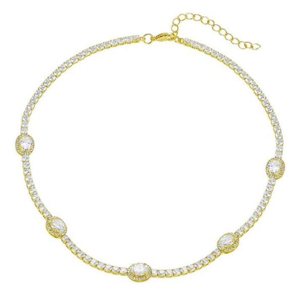 Custom Fashion Jewelry 18K Gold Plated Stainless Steel Chain and Acrylic Chunky Link Chain Hiphop Necklace for Women