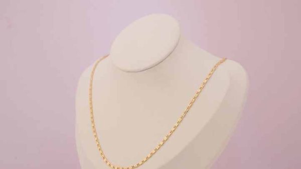Wholesale 14K Gold Plated Brass Figaro Chain Necklace for Men and Women