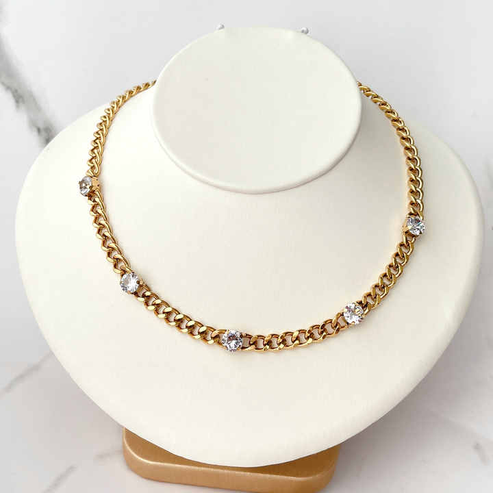 2022 Popular Jewelry Stainless Steel Cuban Chain Necklace