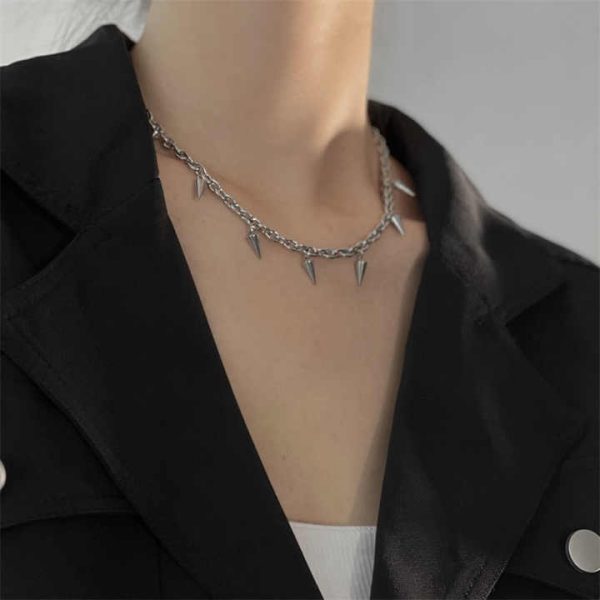 Hip Hop Punk Choker Necklaces Fashion Jewelry Stainless Steel Necklace