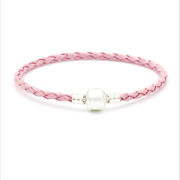 Colorful Fashion PU Braided Leather Bracelet Men Bracelet for Women Jewelry Leather Clasps Charm Bracelet