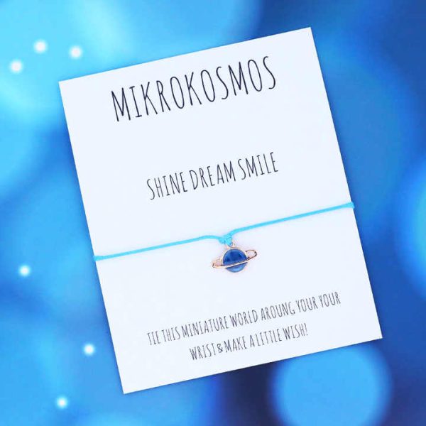 BTS Mikrokosmos Cosmic Charm Bracelet Army Space Gift Jewelry for Women Men Wish Multicolor String Rope Cord Macrame Bracelet