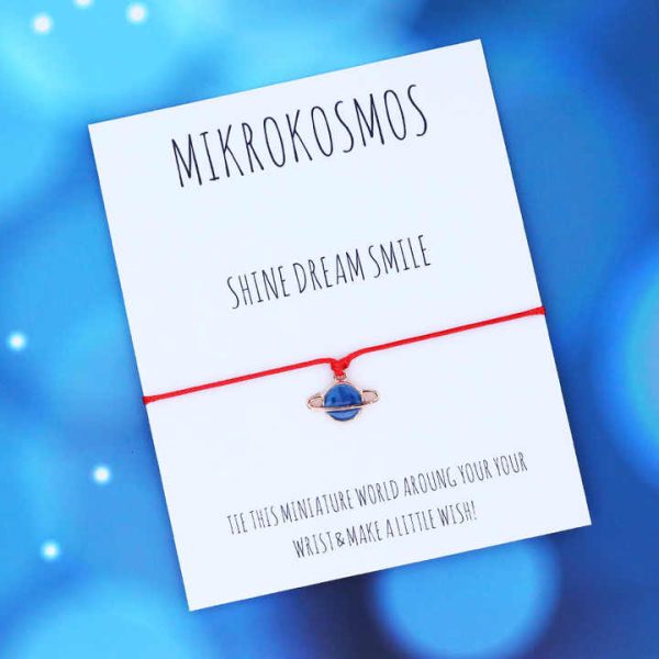 BTS Mikrokosmos Cosmic Charm Bracelet Army Space Gift Jewelry for Women Men Wish Multicolor String Rope Cord Macrame Bracelet