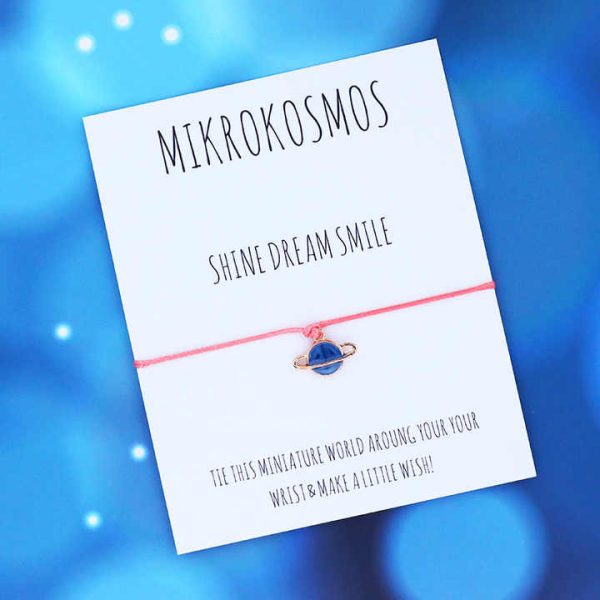 BTS Mikrokosmos Cosmic Charm Bracelet Army Space Gift Jewelry for Women Men Wish Multicolor String Rope Cord Macrame Bracelet