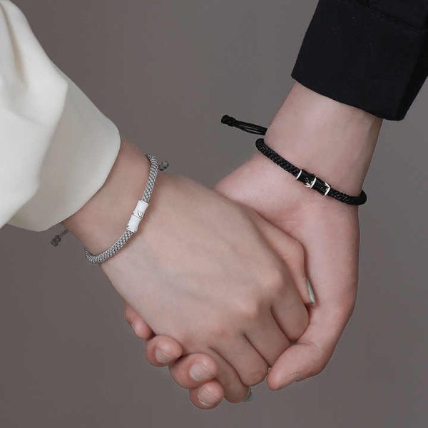 2PCS/SET New Fashion Trendy Girlfriend Bamboo Charm Zircon Bamboo Charm Bracelet Set