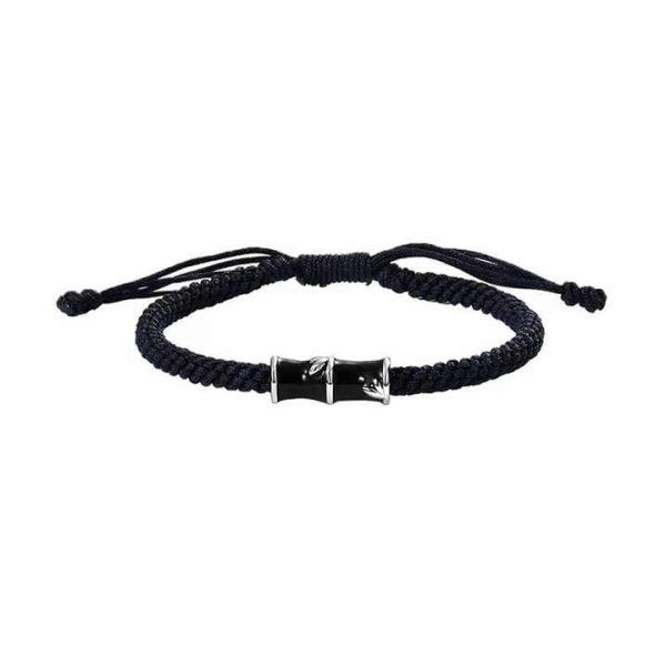 2PCS/SET New Fashion Trendy Girlfriend Bamboo Charm Zircon Bamboo Charm Bracelet Set