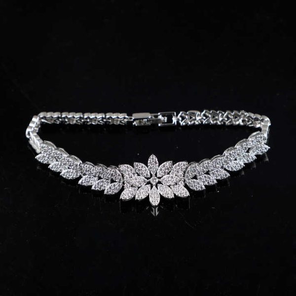 Factory Wholesale High Quality Trending Fashion Jewelry 2023 Ladies CZ Charm Bracelet for Woman
