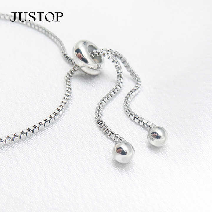 Hip-hop Fashion Women's Copper Silver Accessories Geometric Charms Bracelet Jewelry for Gift