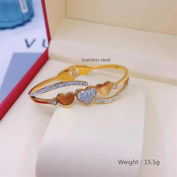Factory Wholesale Fashion Jewelry 18k Stainless Steel Zircon Butterfly Charm Bracelet