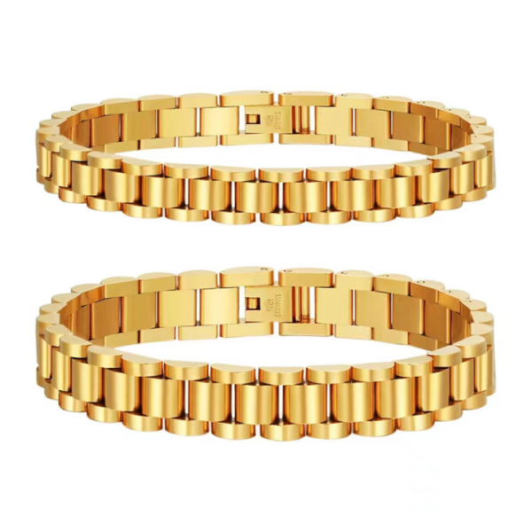 Fashion Designer Stainless Steel Charm Bracelet Popular for Women's Watch Strap and Men's Cou
