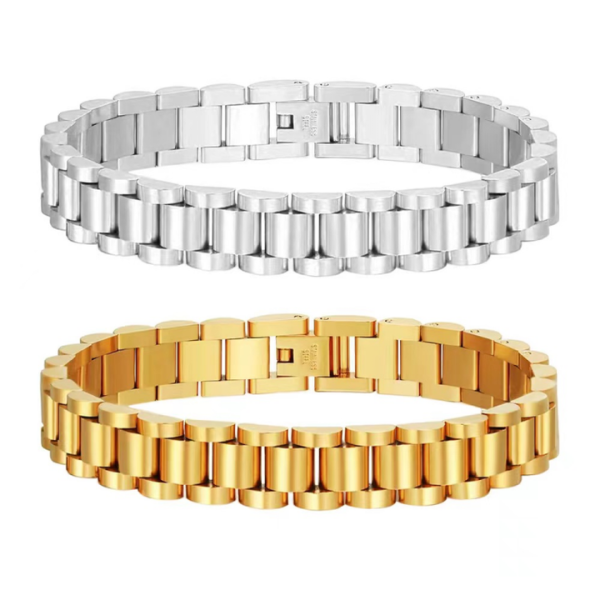 Fashion Designer Stainless Steel Charm Bracelet Popular for Women's Watch Strap and Men's Cou
