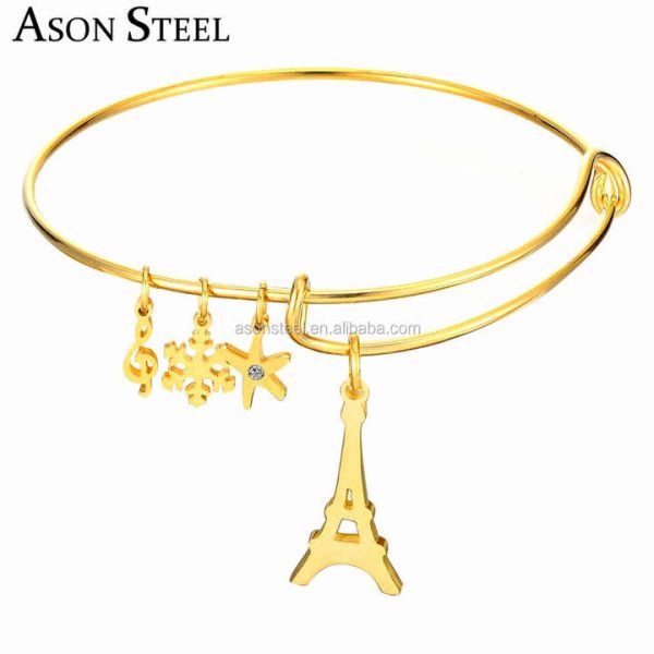 Gold Bracelets Bangles Jewelry Type Women Charm Bracelet for Sale