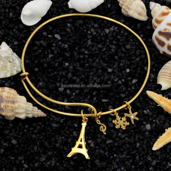 Gold Bracelets Bangles Jewelry Type Women Charm Bracelet for Sale