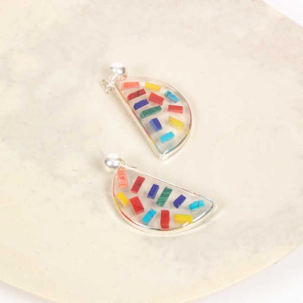 New Arrival Resin Earring New Look Stylish Girls Resin Earring Hot Sale Wholesale Fashion Personality Jewelry Resin Earring