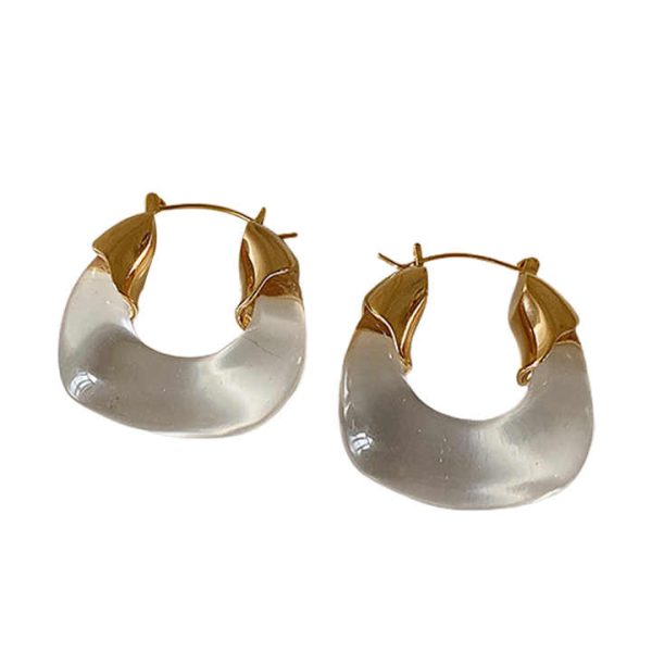 New Arrival Resin Earring New Look Stylish Girls Resin Earring Hot Sale Wholesale Fashion Personality Jewelry Resin Earring
