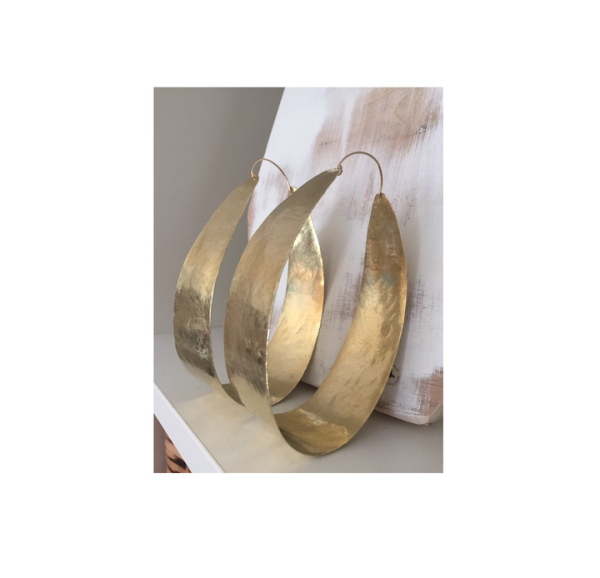 Fashion Brass Earrings Design Clip on Earrings Hoop Star Drop Unique Earrings for Girls Women Gift Use