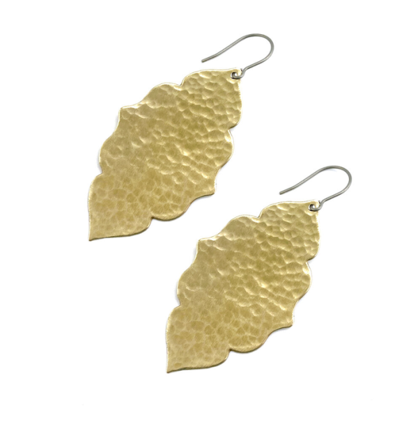 High Quality Factory Brass Earring Women Fashion Bar Design Studs Brass Earring and India Handicraft