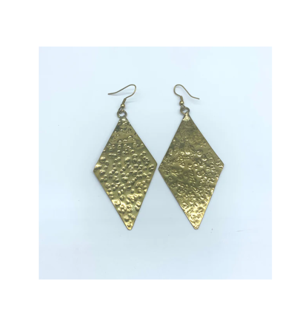 High Quality Factory Brass Earring Women Fashion Bar Design Studs Brass Earring and India Handicraft