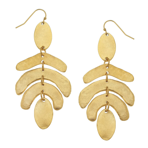 High Quality Factory Brass Earring Women Fashion Bar Design Studs Brass Earring and India Handicraft