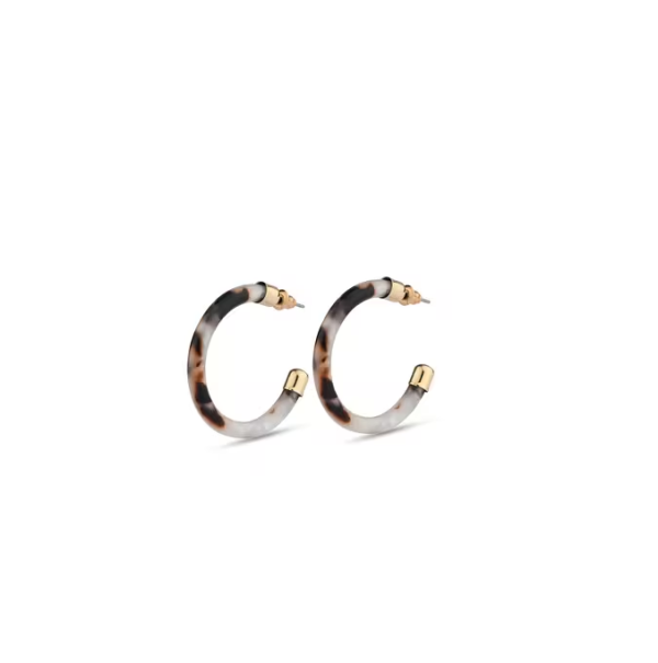 Pink Resin Heart Stud Earrings Golden Romantic Fashion Premium Jewelry Women Girls for Hot Selling