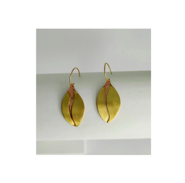 Classic Brass Earring Fashion Hot Sale Women Gold Jewelry Hammered African Brass Hoop Drop Earrings Hot Sale