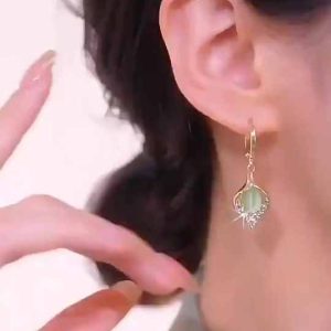 Trendy Geometric Cuff Earrings Alloy Statement Drop Earrings for Women Girls