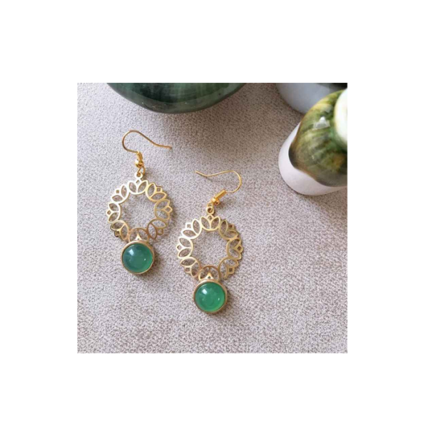 New Design Brass Ear Accessories Hot Selling Bear Love Earrings Temperament Sweet Brass Earrings Top Selling
