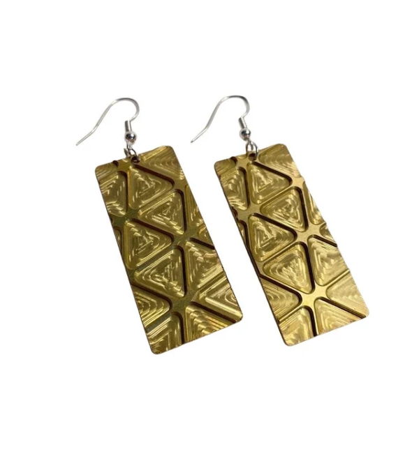 Fashion Brass Design Western Women Bohemian Earrings for Woman Pictures of Small Rose Gold Gift White Party Ware Use