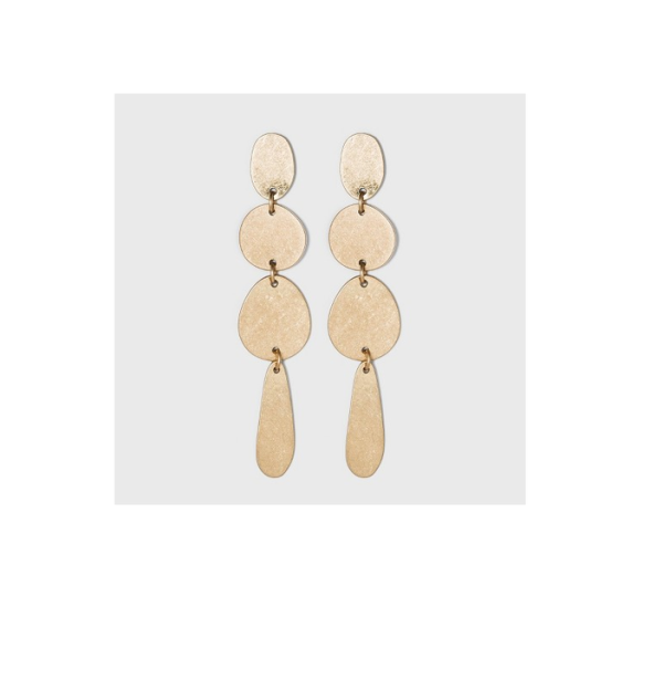 Engraved Brass Earring Jewelry Ear Cuff Earrings Gold Plated Jewelry Christmas Gift for Women Hot Selling