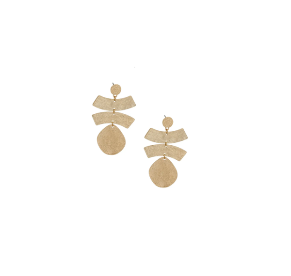 Engraved Brass Earring Jewelry Ear Cuff Earrings Gold Plated Jewelry Christmas Gift for Women Hot Selling