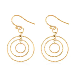 Classic Modern Brass Cuff Earrings for Women, Customizable Size and Color, High-Quality Copper Alloy Jewelry