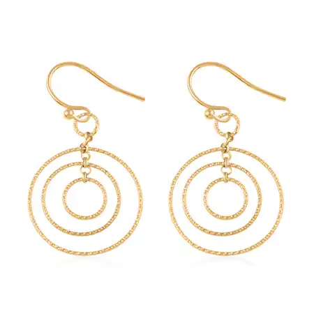 Latest Collection Round Brass Earrings Brass Ladies Stud Earring Jewelry Fashion Jewelry Earrings Customization