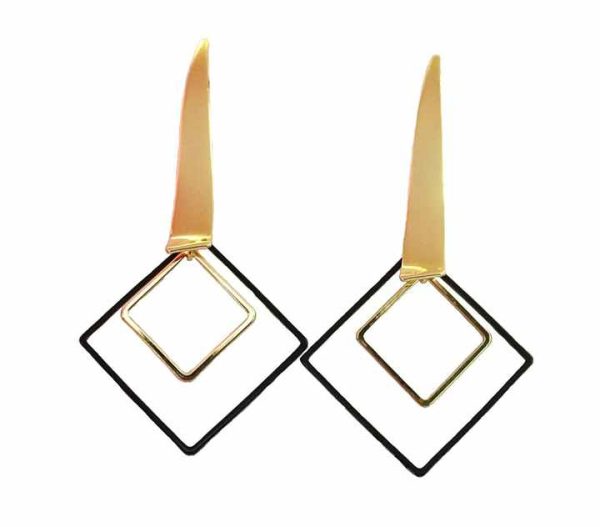 New Look Brass Earrings Indian Stylish Ear Wearing Use Stylish Girl Brass Jewelry Shiny Polished Fashionable