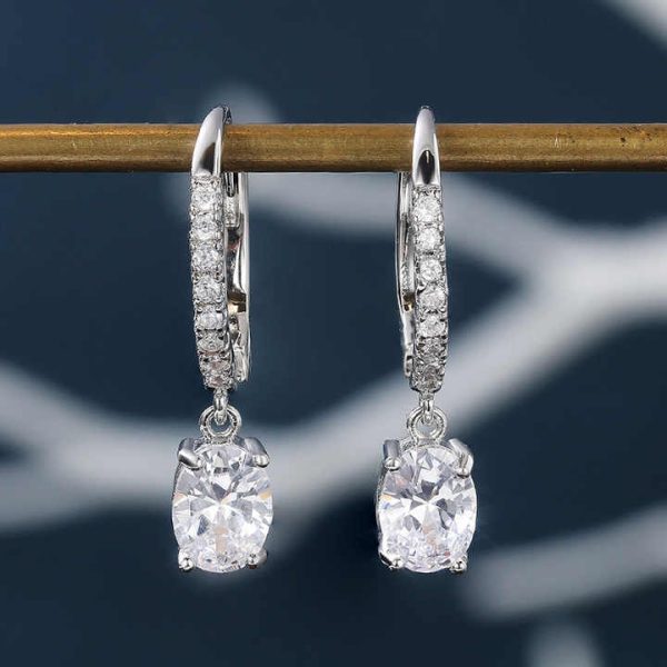 Delicate Waterdrop CZ Drop Earrings Women Crystal Versatile Nice Gift Love Fashion Jewelry Party Teardrop Earrings Pendientes