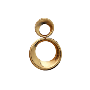 Creative Design Bump Gourd Drop Earrings Fashion Simple Metal Geometric Earrings Women