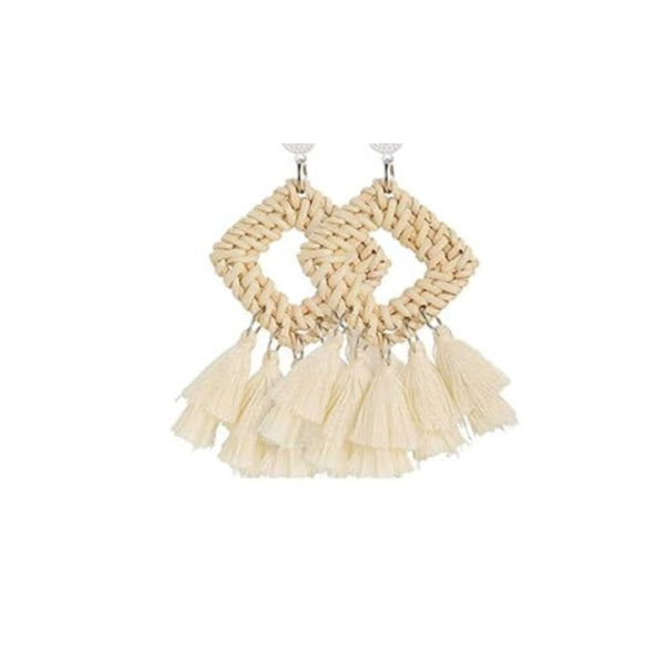 Fast Delivery Rattan Women Earrings Drop Earrings Diversified Fashion Style