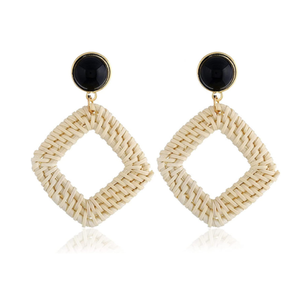 Fast Delivery Rattan Women Earrings Drop Earrings Diversified Fashion Style