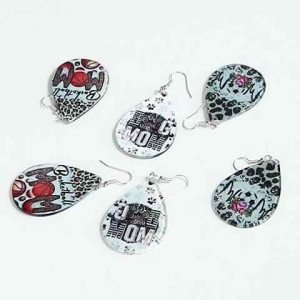 Retro Style Acrylic Drop Pendant Earrings for Women - Dog Mom Fashion Jewelry Gift for Mother's Day