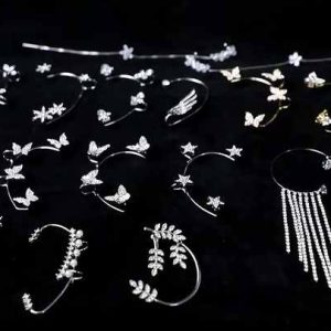 Trendy Geometric Water Drop Earrings for Women, Gold Plated Alloy Imitation Pearl Jewelry