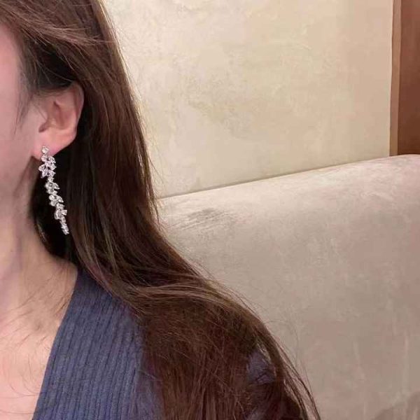 Fashion Diamond Luxury Jewelry Drop Earrings for Women Wholesale N230728