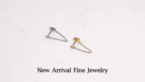 925 Sterling Silver Tassel Earrings for Women Geometric Animal Drop Earrings Trendy Fashion Jewelry Gift