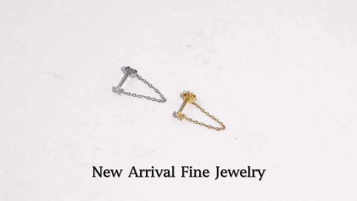 925 Sterling Silver Tassel Earrings for Women Geometric Animal Drop Earrings Trendy Fashion Jewelry Gift