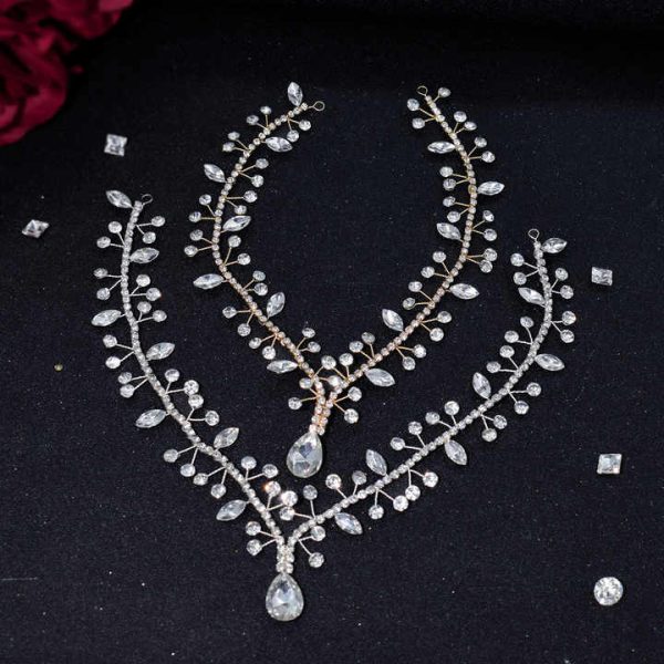 Hot Sale Wedding Bridal Frontlet Headband Fashion Rhinestone Crystal Forehead Jewelry