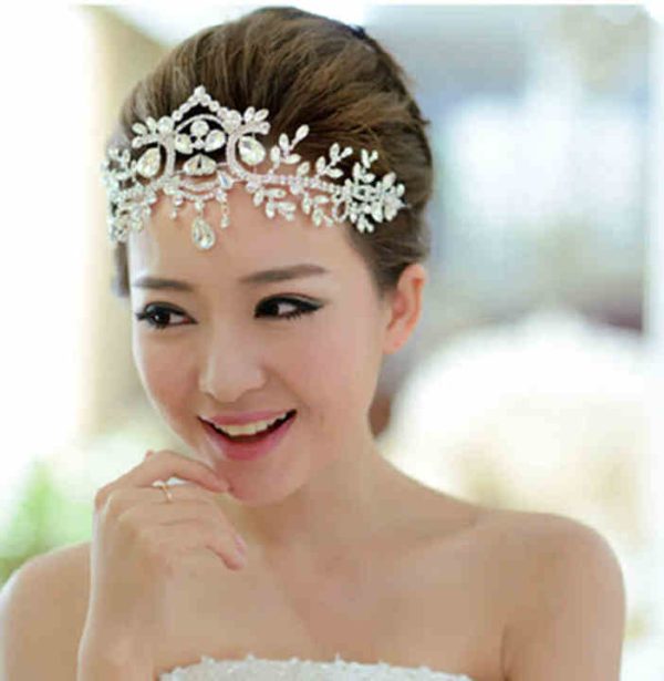 T-49 Crystal Diamond Wedding Forehead Jewelry