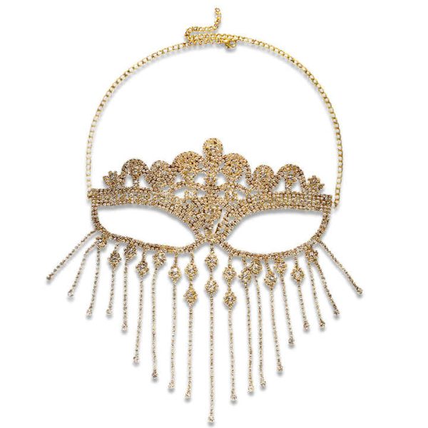 Hot-selling Tassel Diamond Mask Mask Festive Masquerade Party Mystery Party Masks
