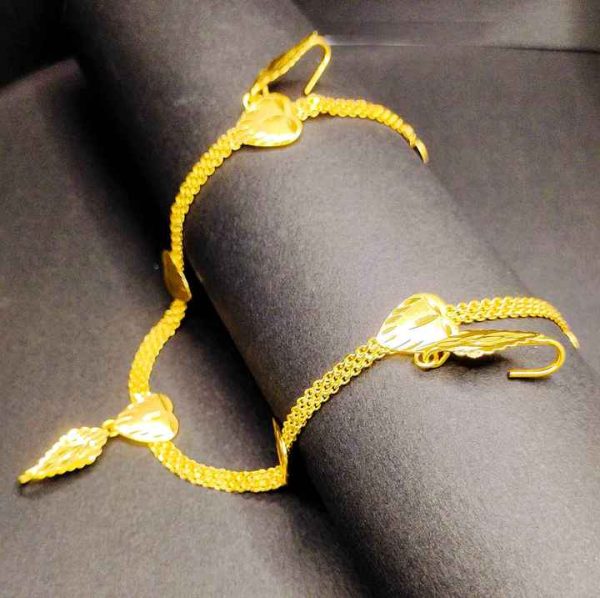 Fashion Forehead Jewelry Headwear Wedding Headband Women Headdresses Gift Bridal Headpiece Heart Hook Head Chain for Women Men