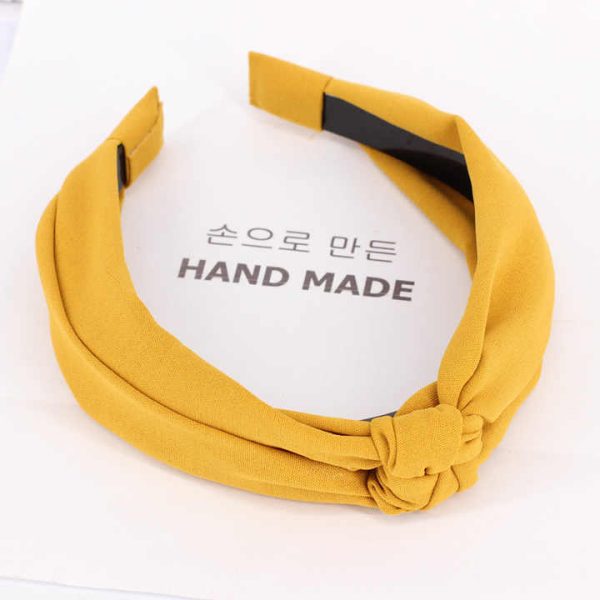 High Quality Women Hair Accessories Fashion Headband Knot New Design Forehead Hair Band for Women